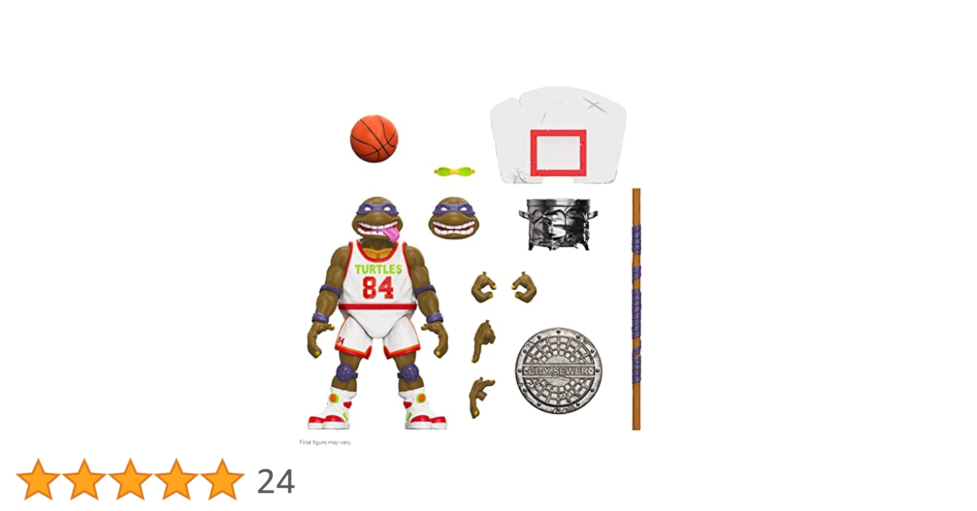 スラムダンキン・ドン フィギュア　super7 Amazon.com: Super7 Teenage Mutant Ninja Turtles Slam Dunkin